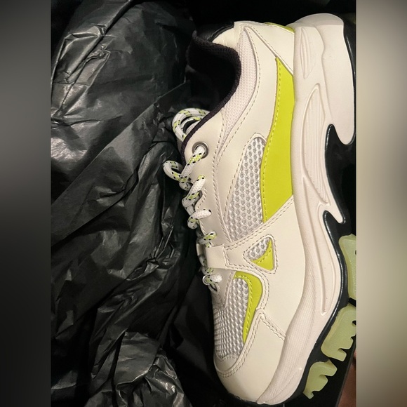 The Kooples Paris WHITE SNEAKERS WITH PLATFORM SOLE NIB size 38/7 women’s - Picture 10 of 14